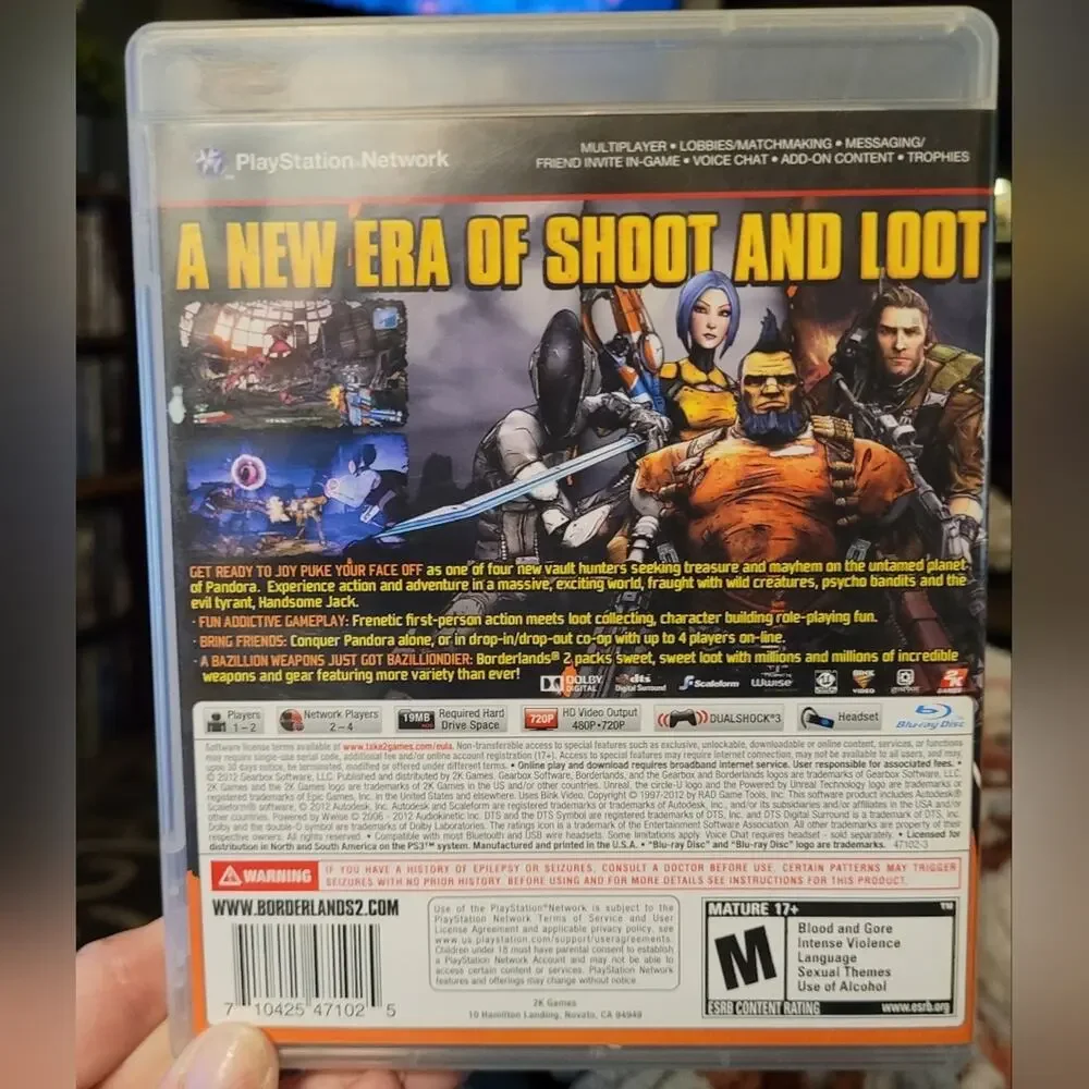 Sony Playstation 3 Borderlands 2 CIB Tested